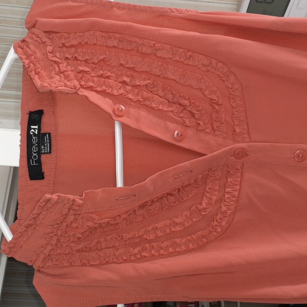 Forever 21 Peach Spring Dress Small.